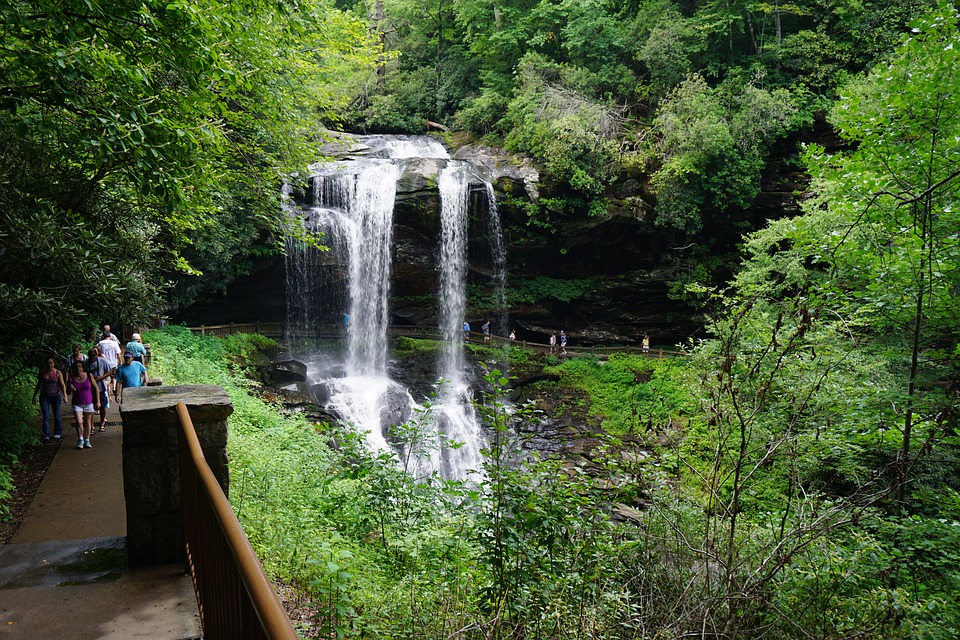 Waterfall Dry Falls North Carolina Highlands